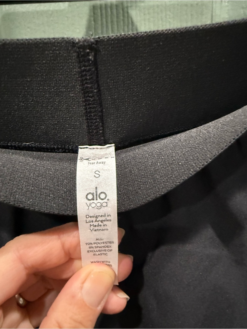 ALO Yoga Dark Gray Pleated Skater Skort - Picture 2 of 4